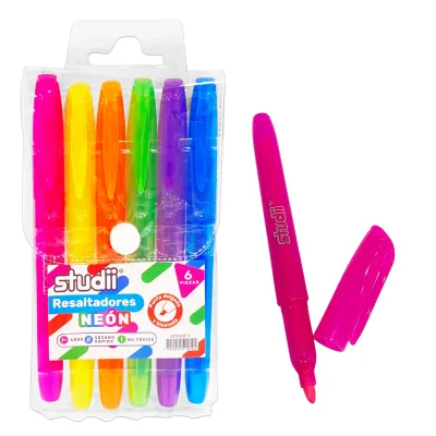 SET RESALTADOR NEON X6 (CJX60)