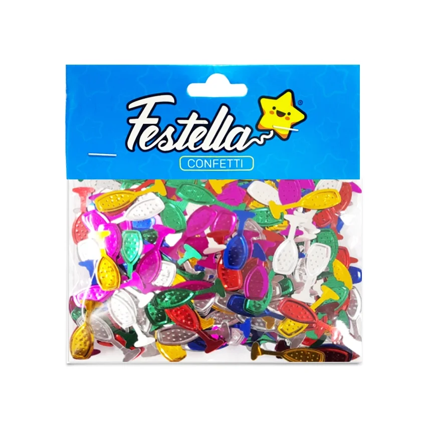 CONFETI PARA GLOBO COPAS (PQTX12)