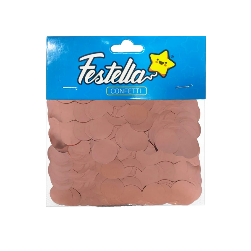 CONFETI PARA GLOBO BOLAS PALO ROSA (PQTX12)
