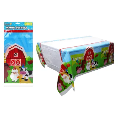 MANTEL FELIZ CUMPLEAÑOS GRANJA INFANTIL