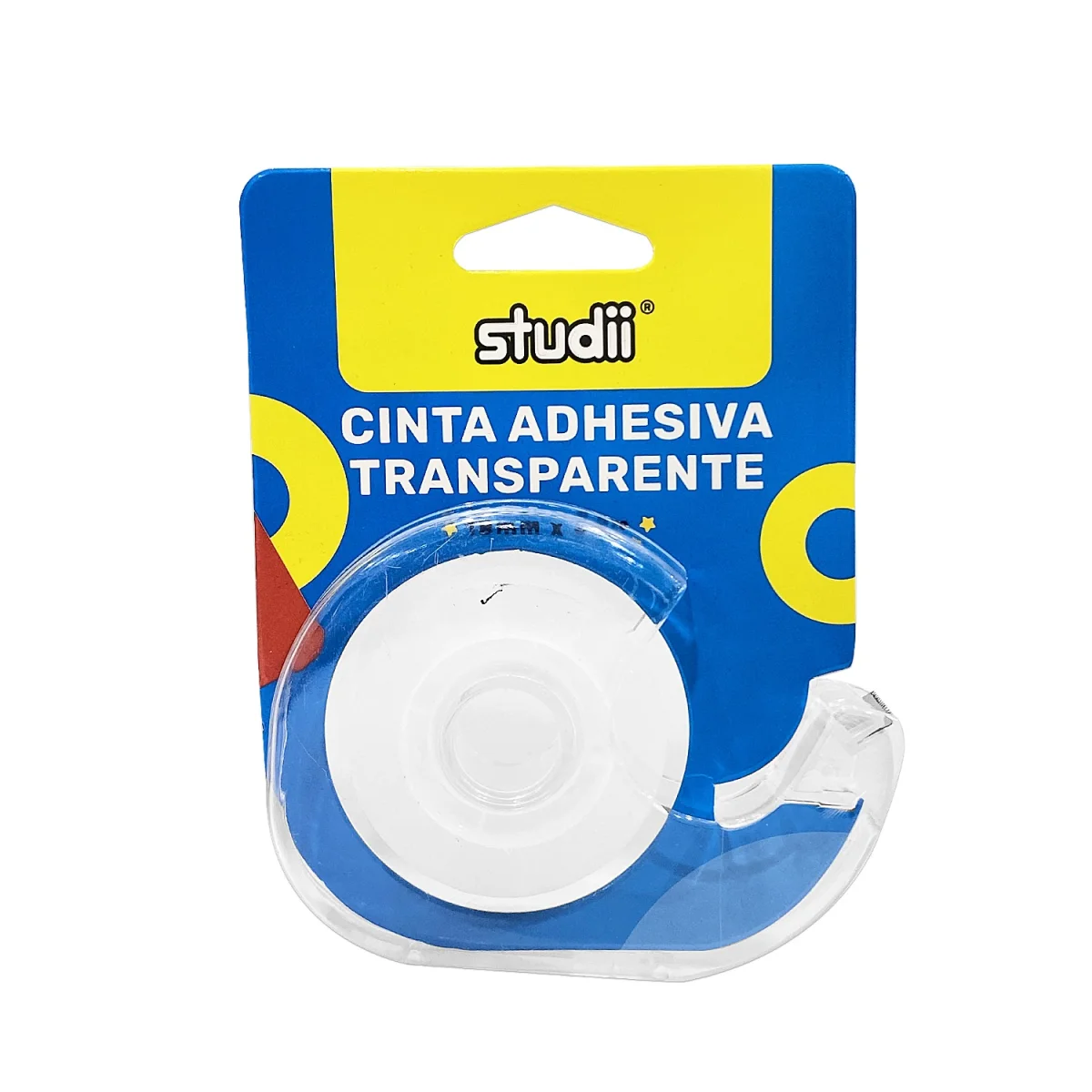 CINTA TRANSPARENTE CON BASE 33M*18MM (PQTX12)