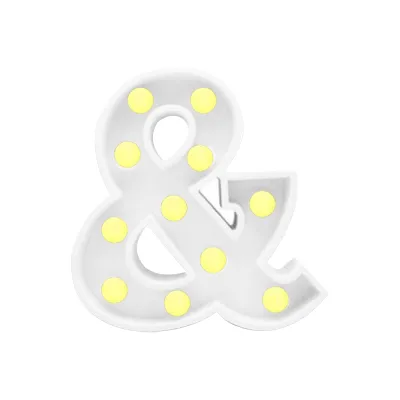 LAMPARA & 16CM FONDO BLANCO LUZ CALIDA