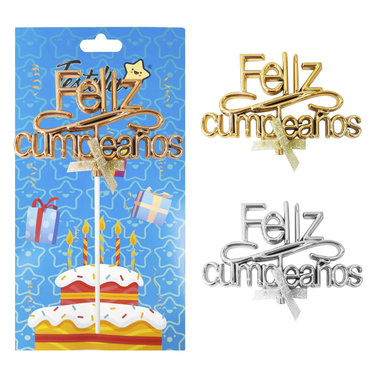 ADORNO FELIZ CUMPLEAÑOS PARA PASTEL (PQTX12)