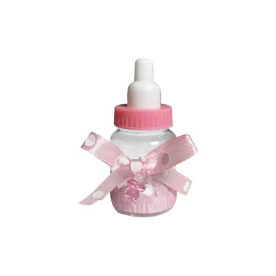 RECORDATORIO BIBERON ROSADO BABY SHOWER (PQTX12)