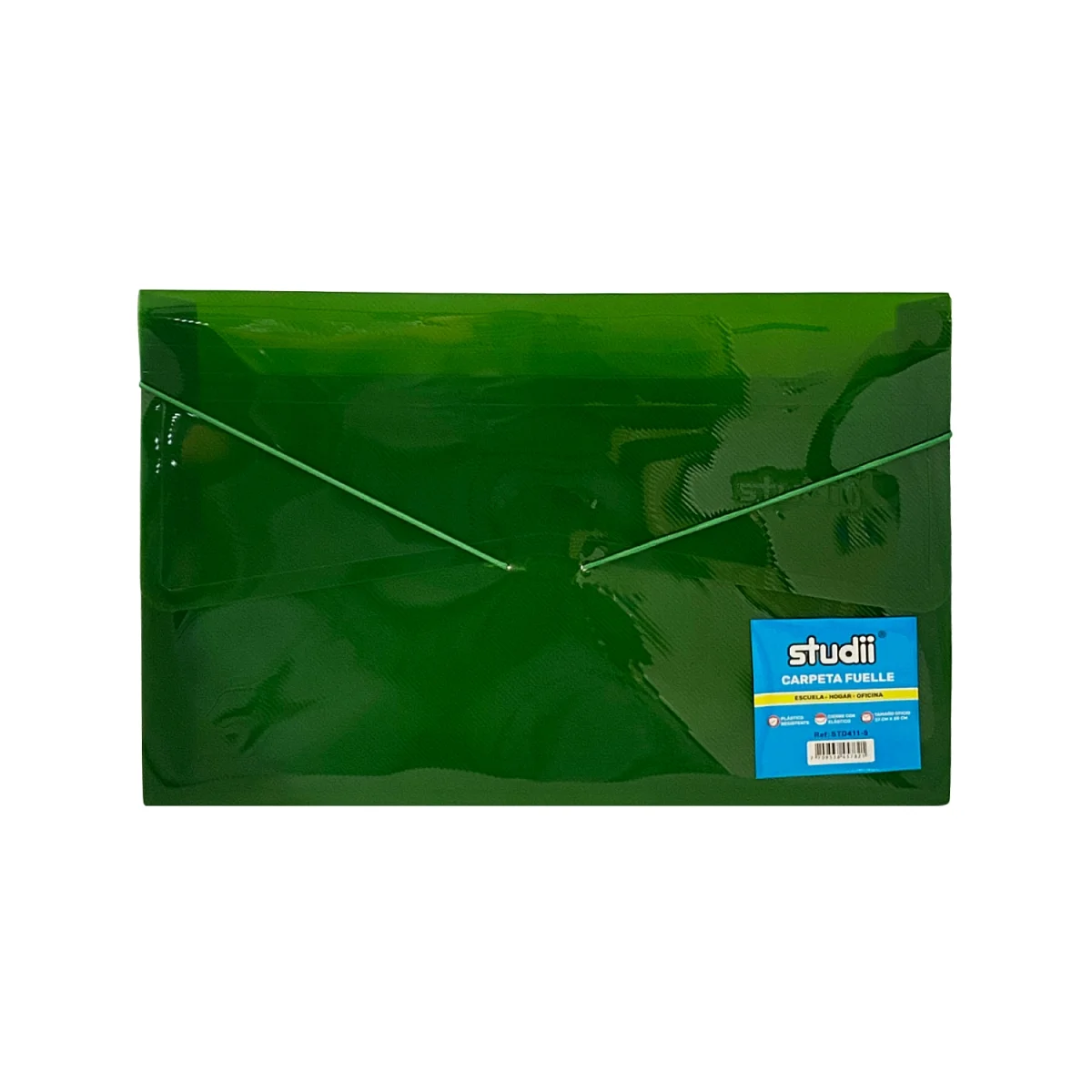 CARPETA FUELLE OFICIO VERDE OSCURO