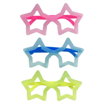 GAFAS NEON ESTRELLA PARA FIESTA (PQTX12)