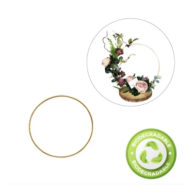 ARO DE GLOBO DORADO 30CM BIODEGRADABLE (PQTX12)