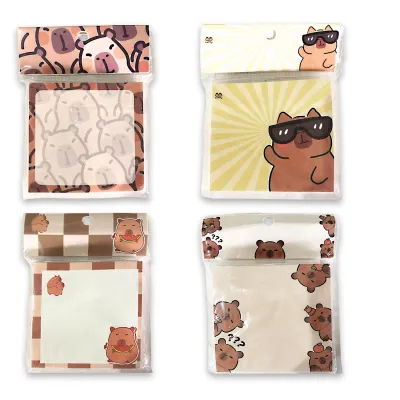 SET DE NOTAS ADHESIVAS CAPIBARA (PQTX12)