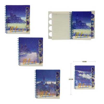 AGENDA ARGOLLADA ESTAMPADA LINEAS