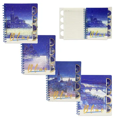 AGENDA ARGOLLADA ESTAMPADA LINEAS