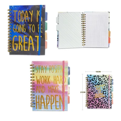 AGENDA ARGOLLADA ESTAMPADA