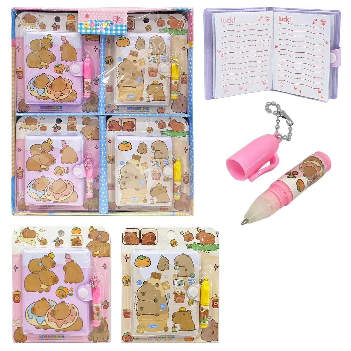 AGENDA CAPIBARA CON MARCADOR (PQTX16)