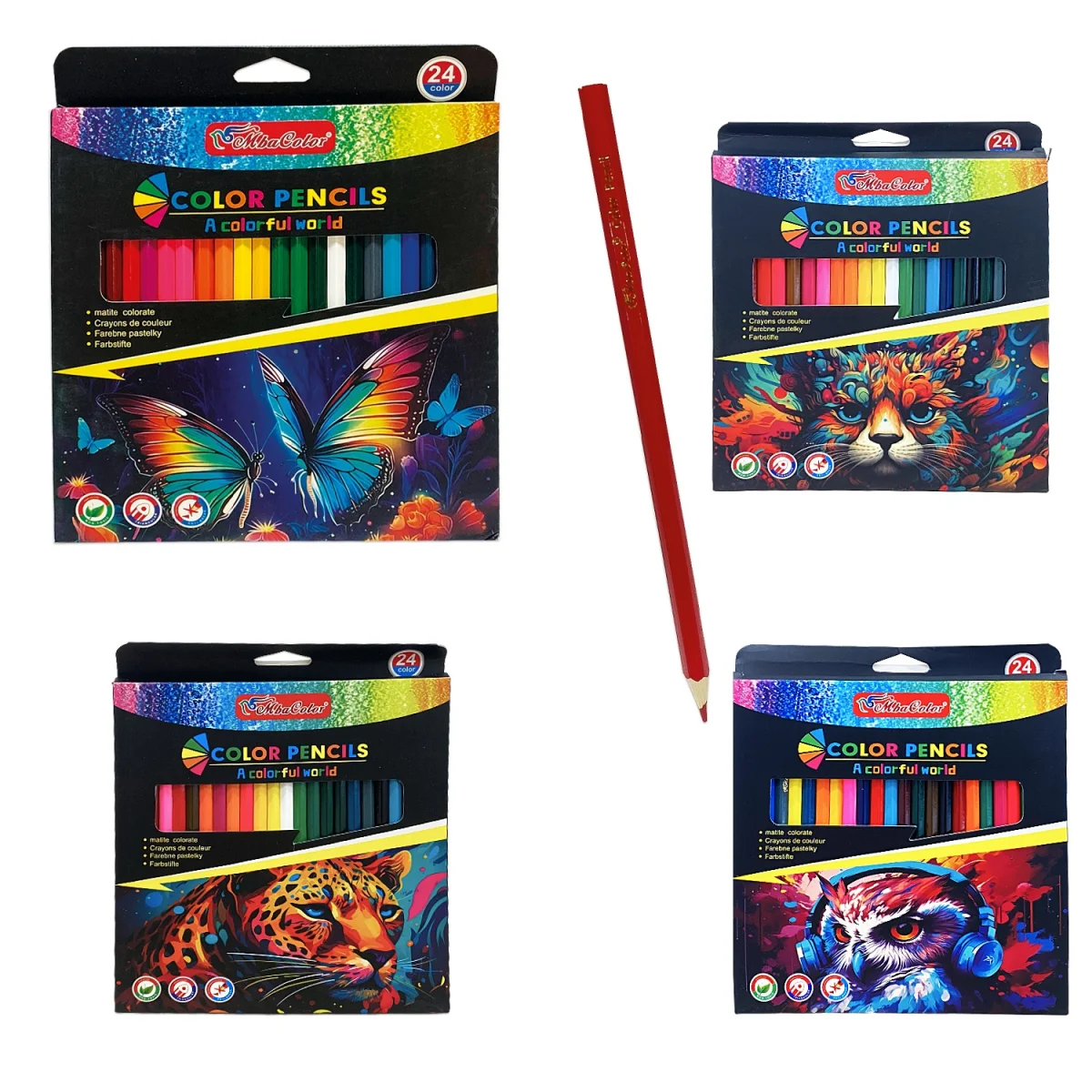 CAJA COLOR LARGO X24 (PQTX12)