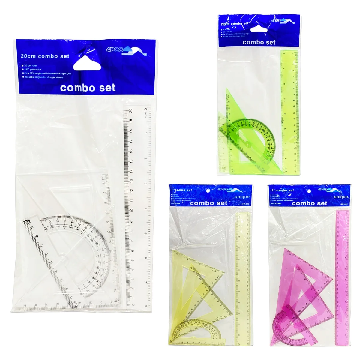 JUEGO GEOMETRICO COLORES X4 (PQTX24)