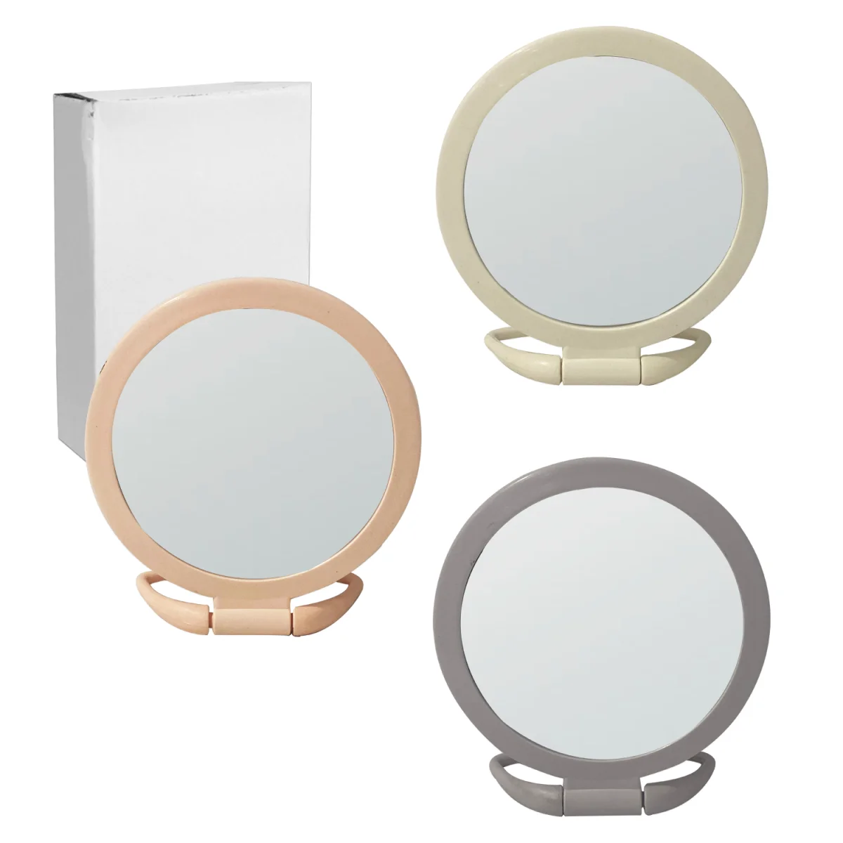 ESPEJO REDONDO AJUSTABLE 17*25CM