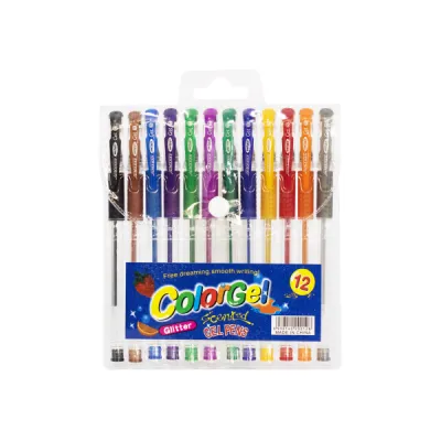 SET LAPICERO ESCARCHADO X12 (PQTX12)