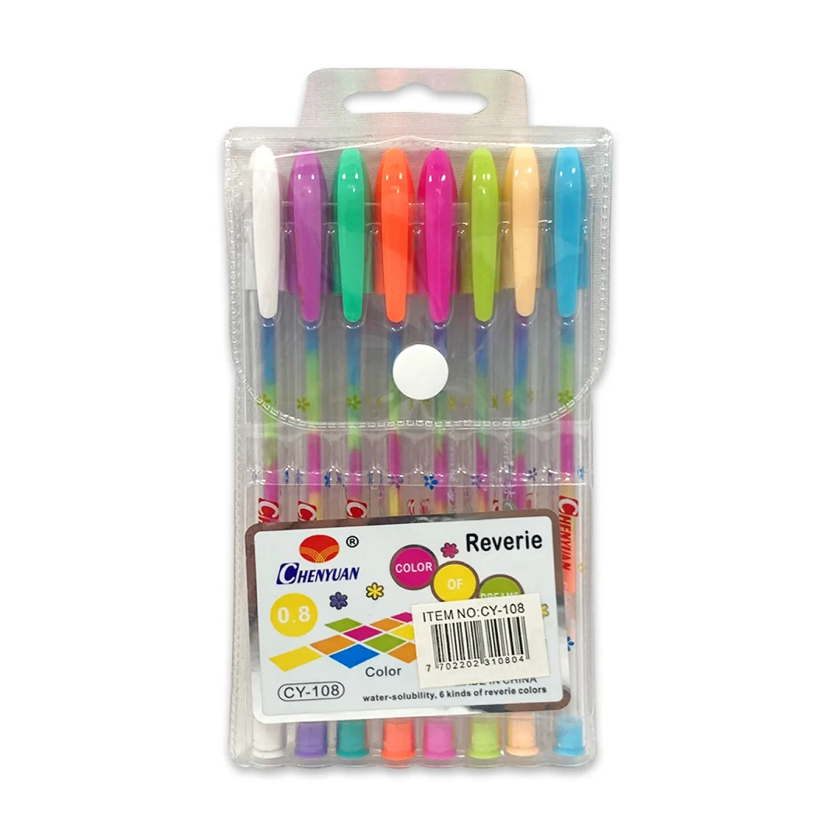 SET LAPICERO NEON COLORES X8