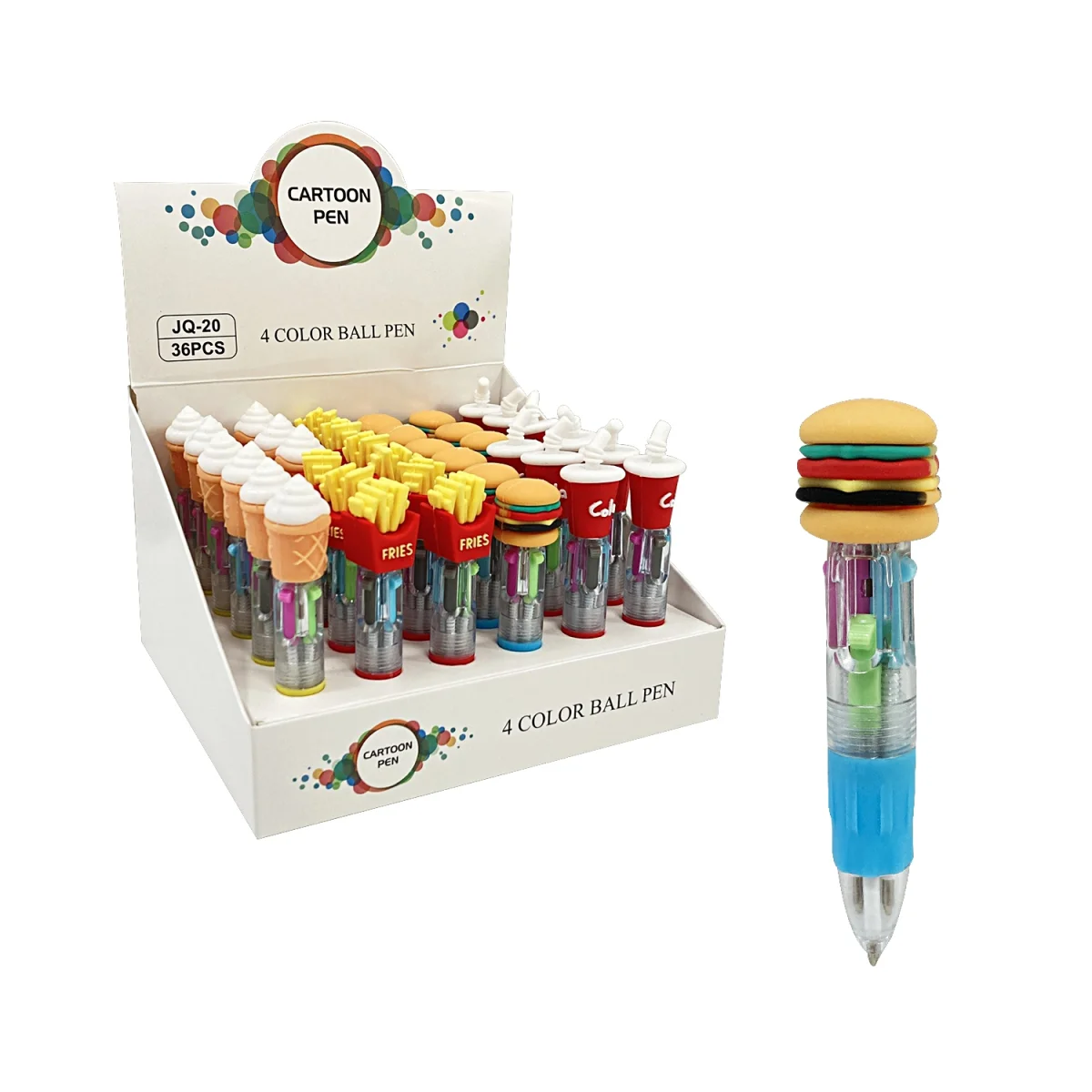 LAPICERO COMIDAS 4 PUNTAS (CJX36)