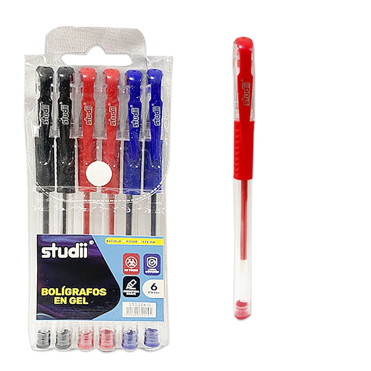 SET LAPICERO GEL X6 (CJX24)