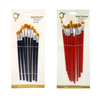 SET PINCEL PLANO N/R X12 (PQTX12)