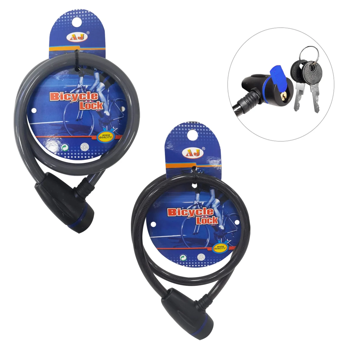 CANDADO DE BICICLETA CON LLAVES