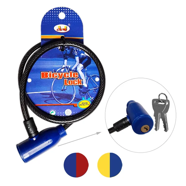 CANDADO PARA BICICLETA CON LLAVE