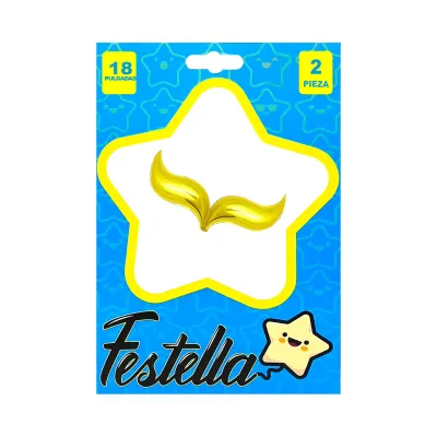 GLOBO PARA COLA SIRENA 18" DORADO (PQTX25)