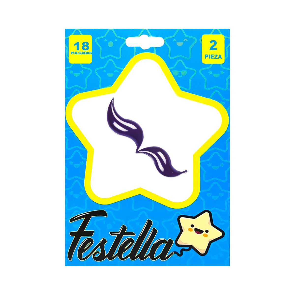 GLOBO PARA COLA SIRENA 18" MORADO (PQTX25)