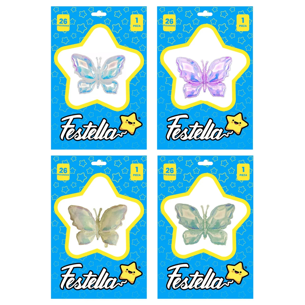 GLOBO MARIPOSA TORNASOL 26" (PQTX25)