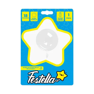 GLOBLO BURBUJA PRE-ESTIRADO 18" (PQTX25)