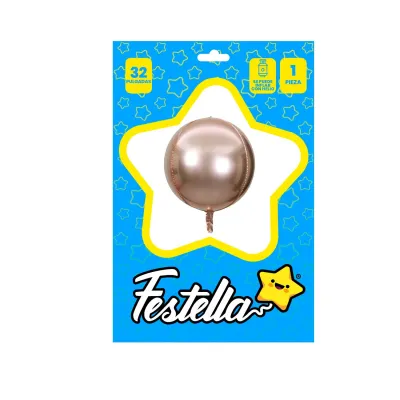 GLOBO REDONDO PALO ROSA 32" (PQTX25)