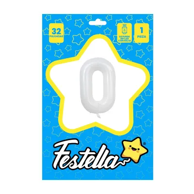 GLOBO BLANCO 32" #0 (PQTX25)