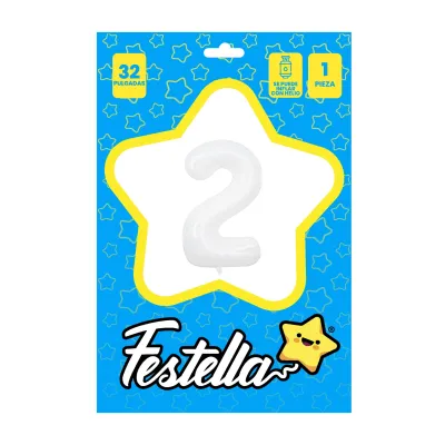 GLOBO BLANCO 32" #2 (PQTX25)