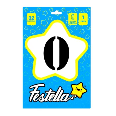 GLOBO NEGRO 32" #0 (PQTX25)