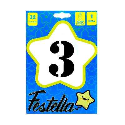 GLOBO NEGRO 32" #3 (PQTX25)