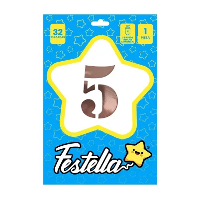 GLOBO PALO ROSA 32" #5 (PQTX25)