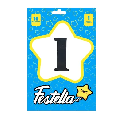 GLOBO NEGRO 16" #1 (PQTX25)