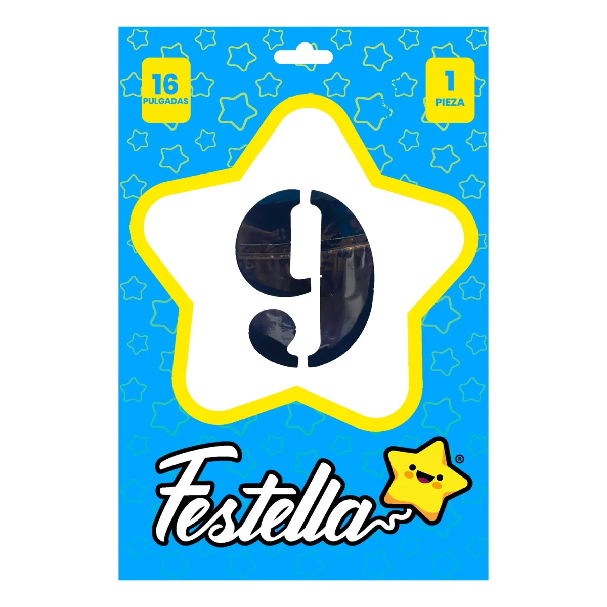 GLOBO NEGRO 16" #9 (PQTX25)