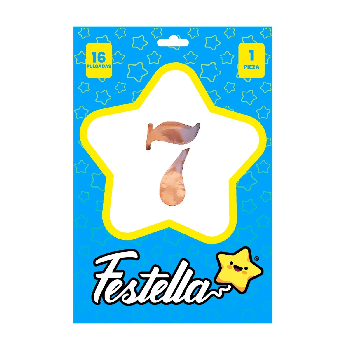 GLOBO PALO ROSA 16" #7(PQTX25)