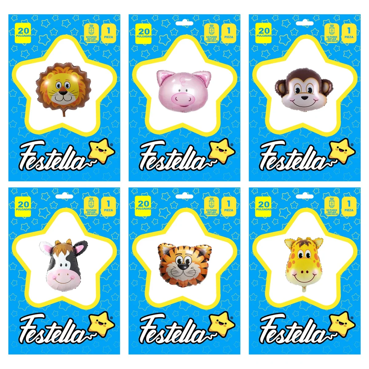 GLOBO ANIMALES 20" (PQTX25)