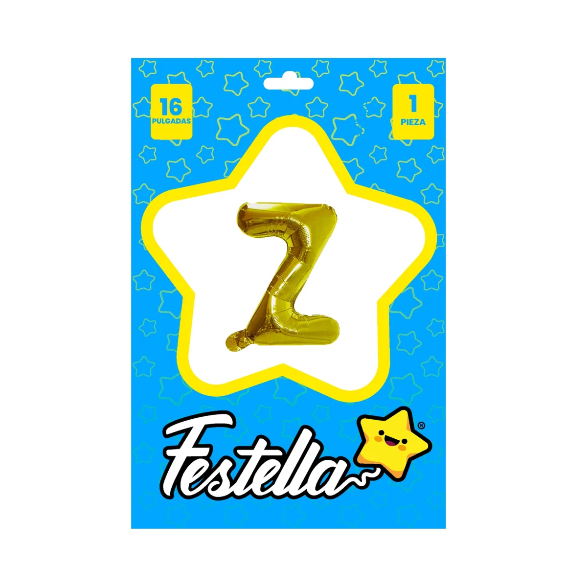 GLOBO LETRA Z DORADO 16" (PQTX25)