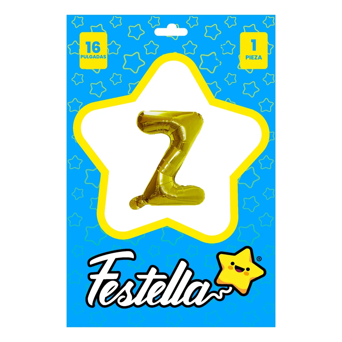 GLOBO LETRA Z DORADO 16" (PQTX25)