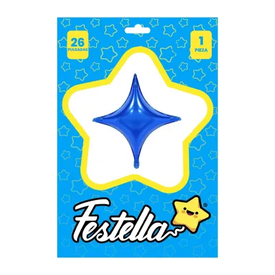 GLOBO ESTRELLA AZUL 26" (PQTX25)