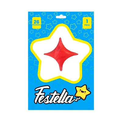 GLOBO ESTRELLA ROJO 26" (PQTX25)