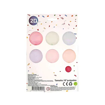 GLOBO BURBUJA COLORES