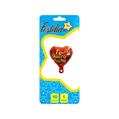 GLOBO CORAZON TE AMO 10" (PQTX25),