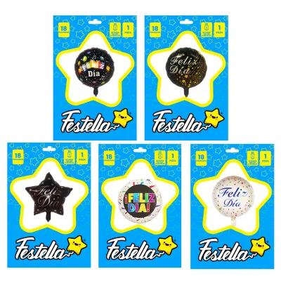 GLOBO FELIZ DIA 18" (PQTX25)