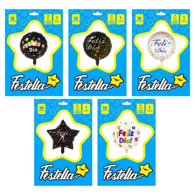 GLOBO FELIZ DIA 18" (PQTX25)