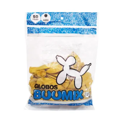 GLOBO DE LATEX ESPEJO DORADO R12 X50