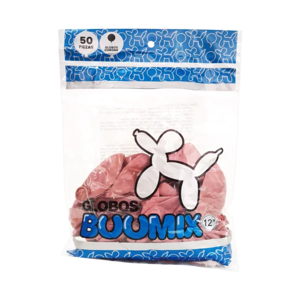 GLOBO DE LATEX ESPEJO ROJO R12 X50